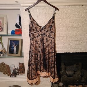 NWT Vintage BDB lacy slip dress